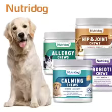 Anti-allergic & hip joint & calming & probiotic dog food for dogs full stage